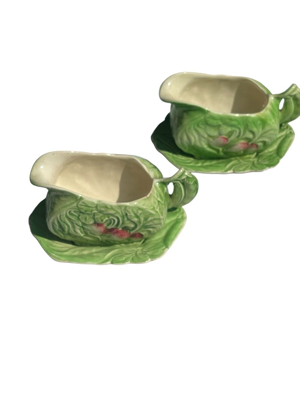 Royal Winton Grimwades Mini Individual Sauce Gravy Set 2 Vintage Vegetable Theme
